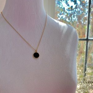 Kate Spade Skirt The Rules Pendant Black Gold